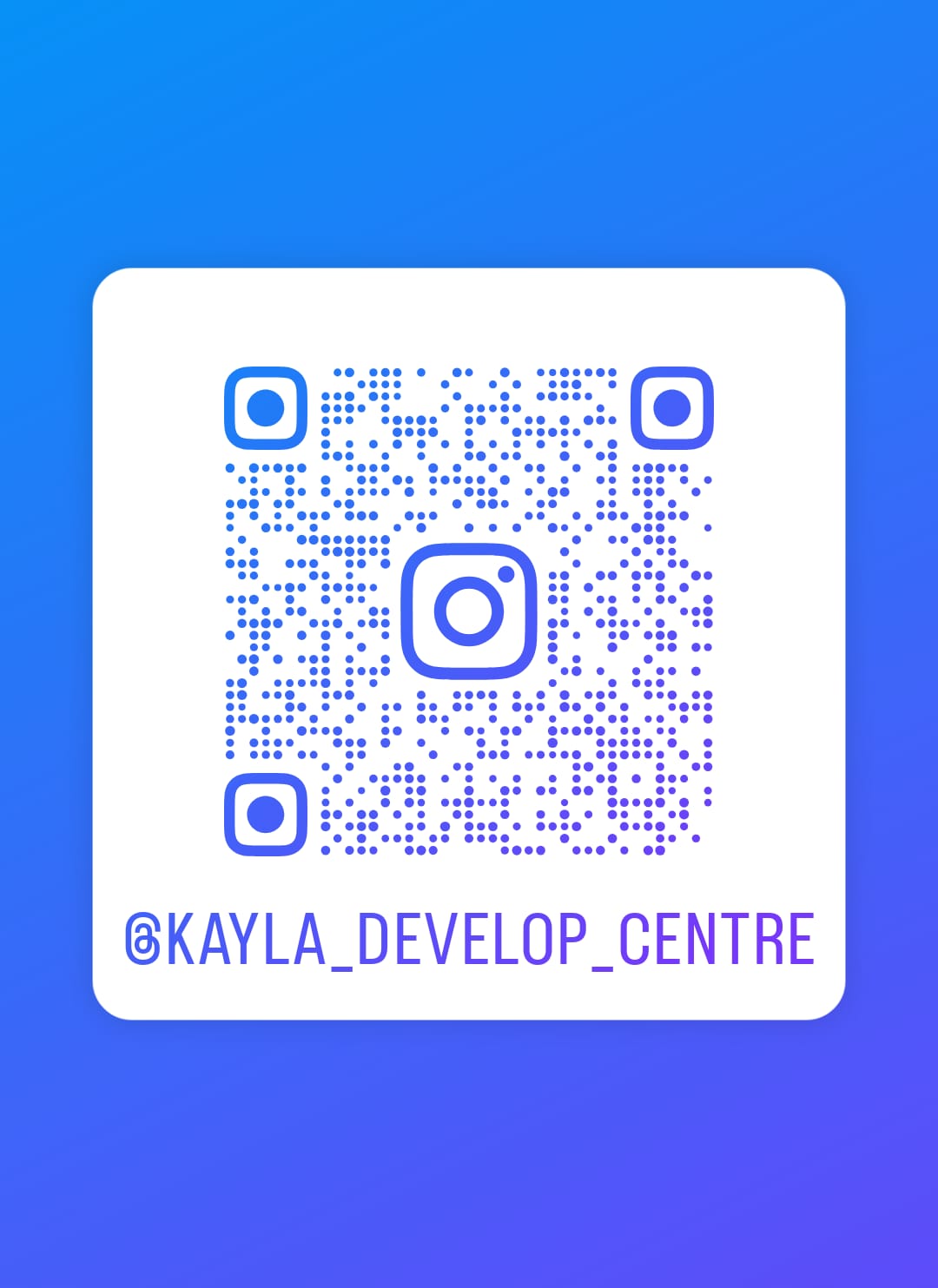 Instagram QR Code - @kayla_develop_centre
